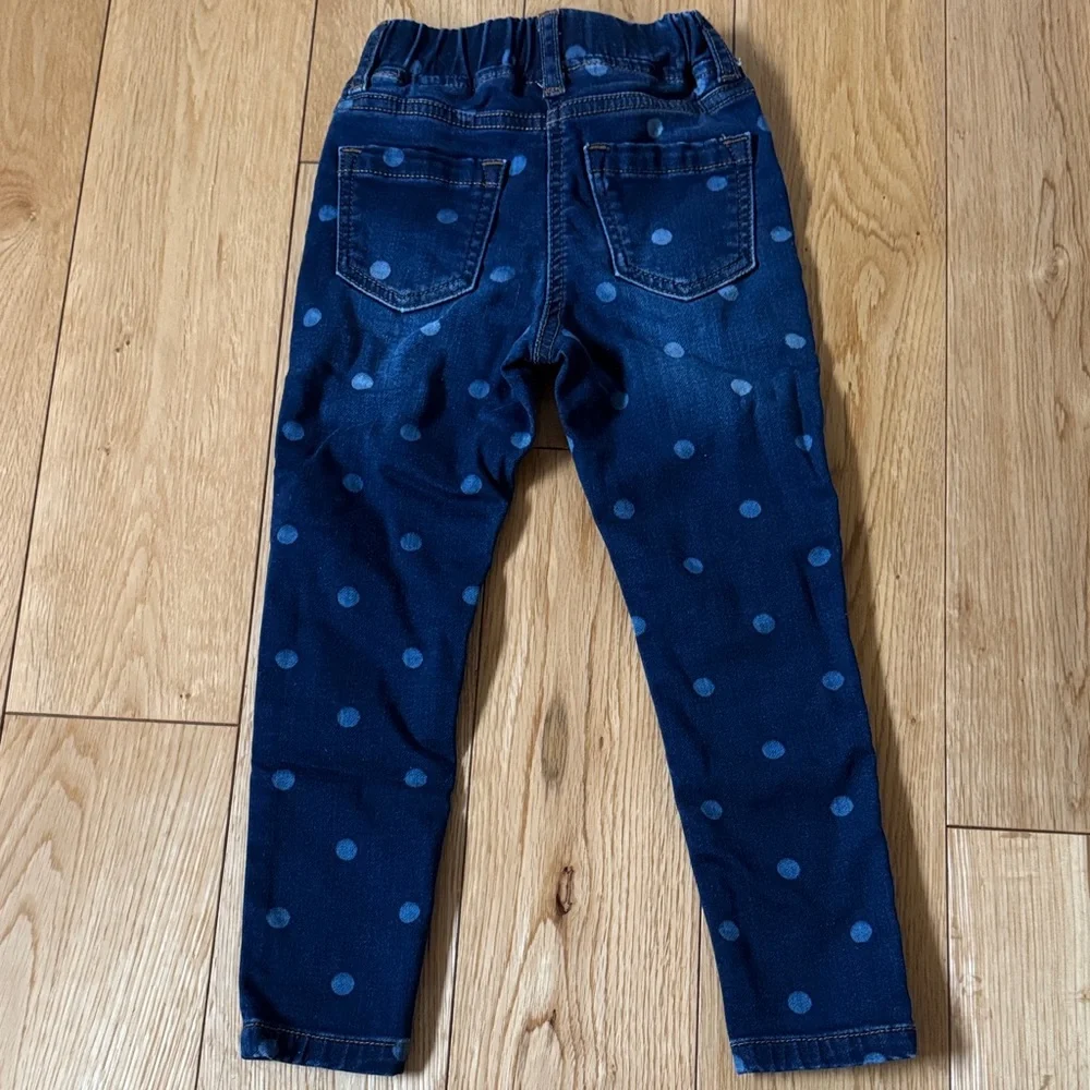 Mini Boden Polka Dot Jeans Sz 4Y - Picture 3 of 3